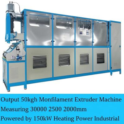 acheter Machine à extruder à base de monofilaments de 50 kg de puissance de sortie Mesurant 30000 2500 2000 mm et alimentée par une puissance de chauffage de 150 kW pour l'industrie online manufacture